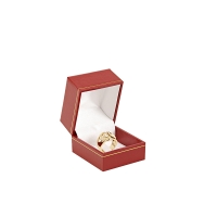 ÉCRIN CLASSIQUE BAGUE LANGUETTE ROUGE X 1