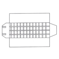 TROUSSE VIDE-POCHE 28 CASIERS 5x5mm